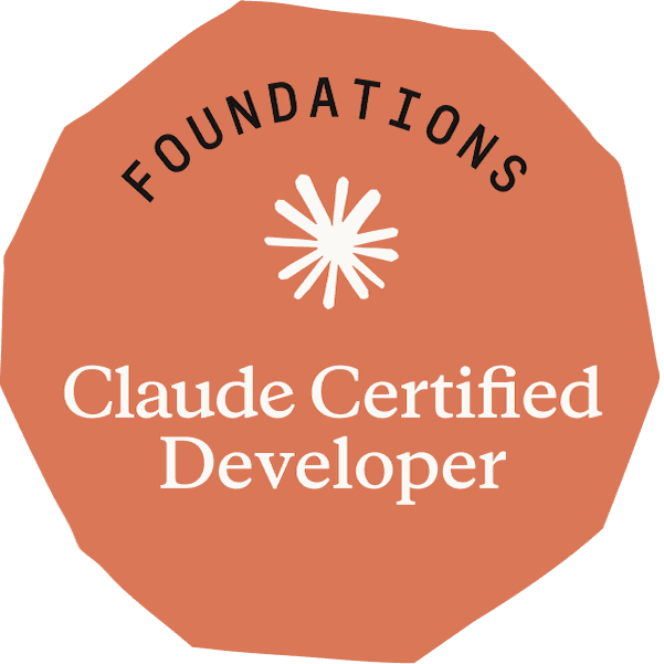 Badge: Claude Certified Developer: Foundations